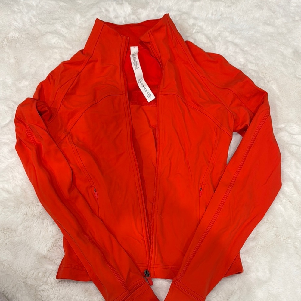 Lululemon Define Crop Women's Red Jacket